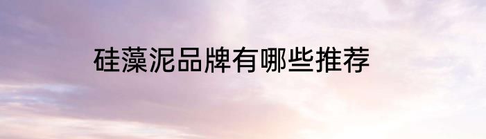 硅藻泥品牌有哪些推荐