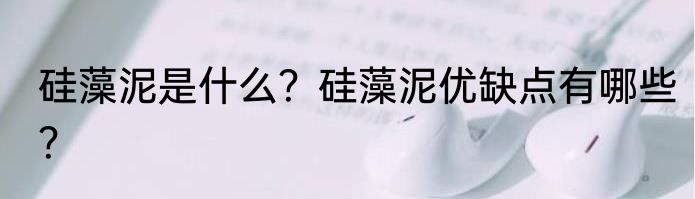 硅藻泥是什么？硅藻泥优缺点有哪些？