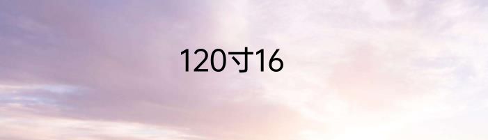 120寸16