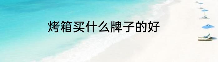 烤箱买什么牌子的好