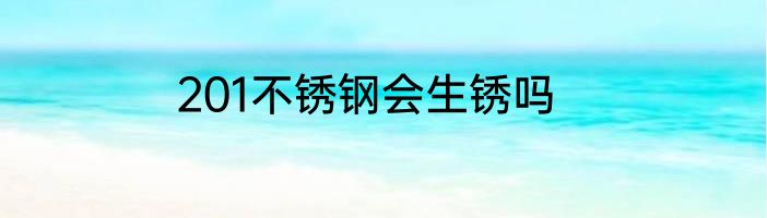 201不锈钢会生锈吗