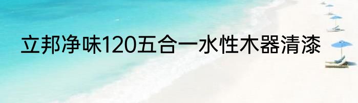 立邦净味120五合一水性木器清漆