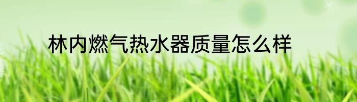 林内燃气热水器质量怎么样