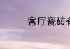 客厅瓷砖有什么颜色禁忌