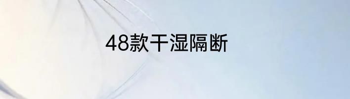 48款干湿隔断