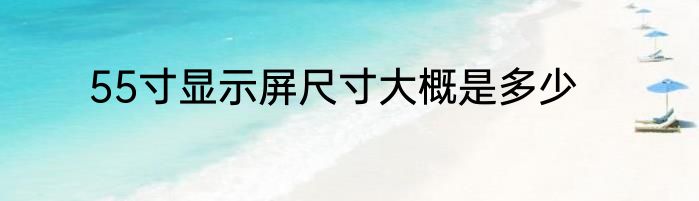 55寸显示屏尺寸大概是多少