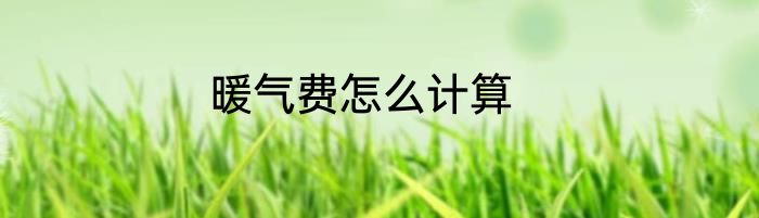 暖气费怎么计算