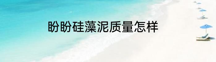 盼盼硅藻泥质量怎样