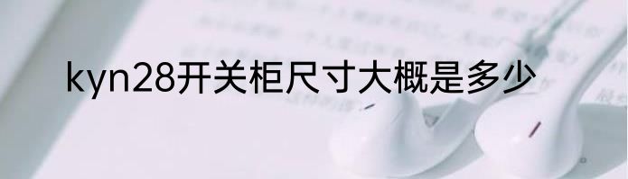 kyn28开关柜尺寸大概是多少