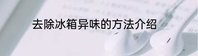 去除冰箱异味的方法介绍