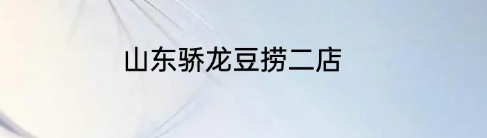 山东骄龙豆捞二店