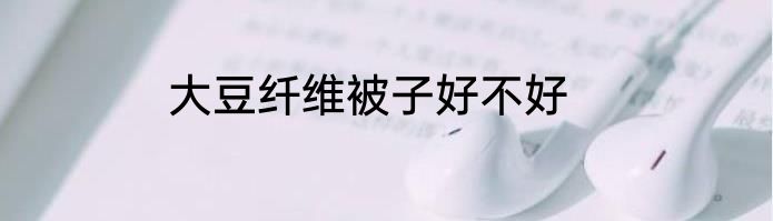 大豆纤维被子好不好
