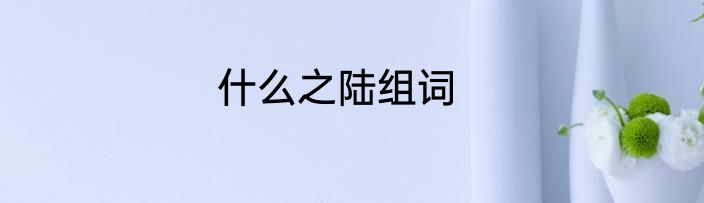 什么之陆组词