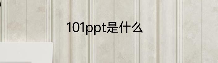 101ppt是什么