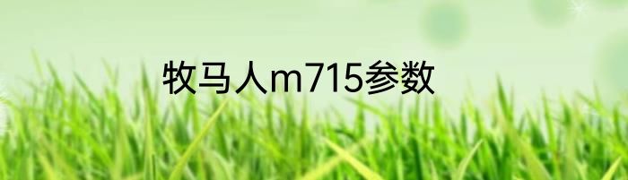 牧马人m715参数