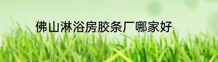 佛山淋浴房胶条厂哪家好