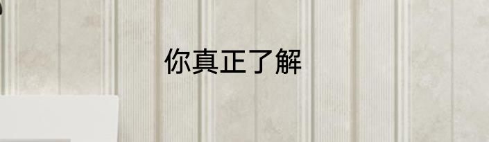 你真正了解