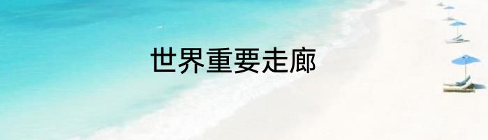 世界重要走廊