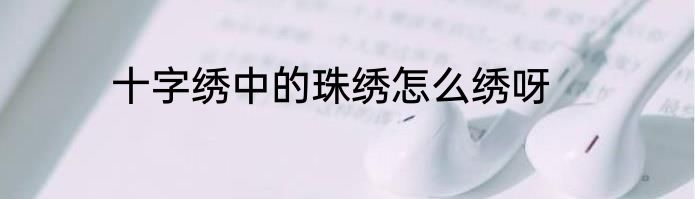 十字绣中的珠绣怎么绣呀