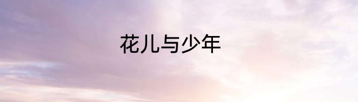 花儿与少年