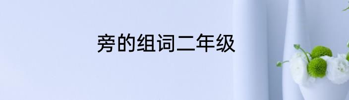 旁的组词二年级
