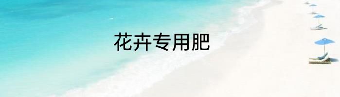 花卉专用肥