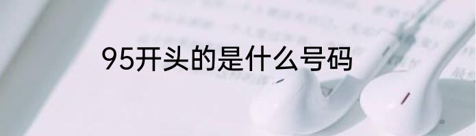 95开头的是什么号码
