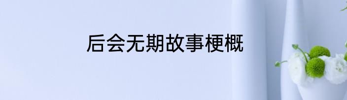 后会无期故事梗概