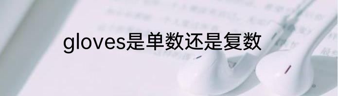 gloves是单数还是复数