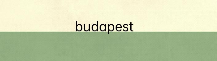 budapest