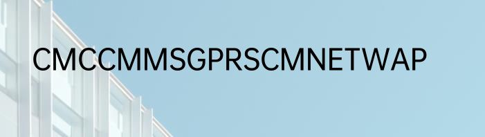CMCCMMSGPRSCMNETWAP