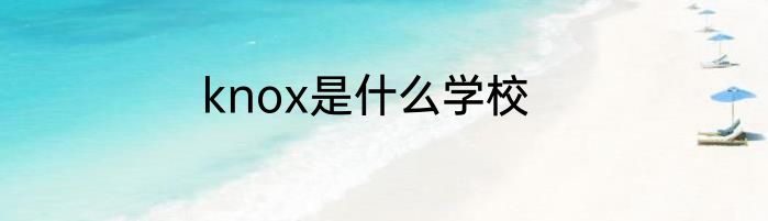 knox是什么学校